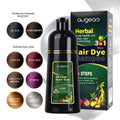 China Oem Private Label No Ammonia 3 in 1 Permanent Organic Brown Wholesale Black Herbal Color Shampoo Natural Hair Dye