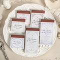 50pcs/pack Garden by the Seine Series Double Size Note Book Handbook Collage Material