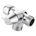 3 Way Shower Diverter Valve with T Adapter Hand Shower Diverter for Bathroom Faucet Accessory Kits Featuring a Diverter Spout