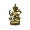 Factory Wholesale CA163 Antique Brass Craft Office Desk Decoration Four-arm Guanyin Qing Dynasty Bronze Pendant