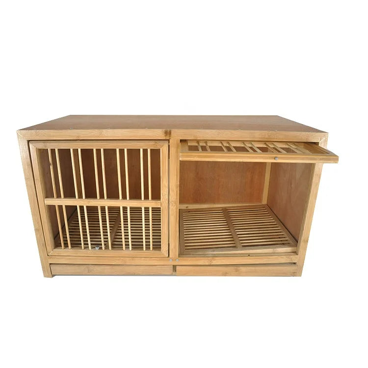Wholesale 60cm Foldable Breeding Wooden Bird Cage Wood Racing Pigeon Cage
