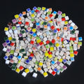 3.5mm Micro Ceramic Mosaic Tile Square Shape Modern Design DIY Craft Material for Hobbies. Tiny Mini Porcelain Tessera Buenoarte