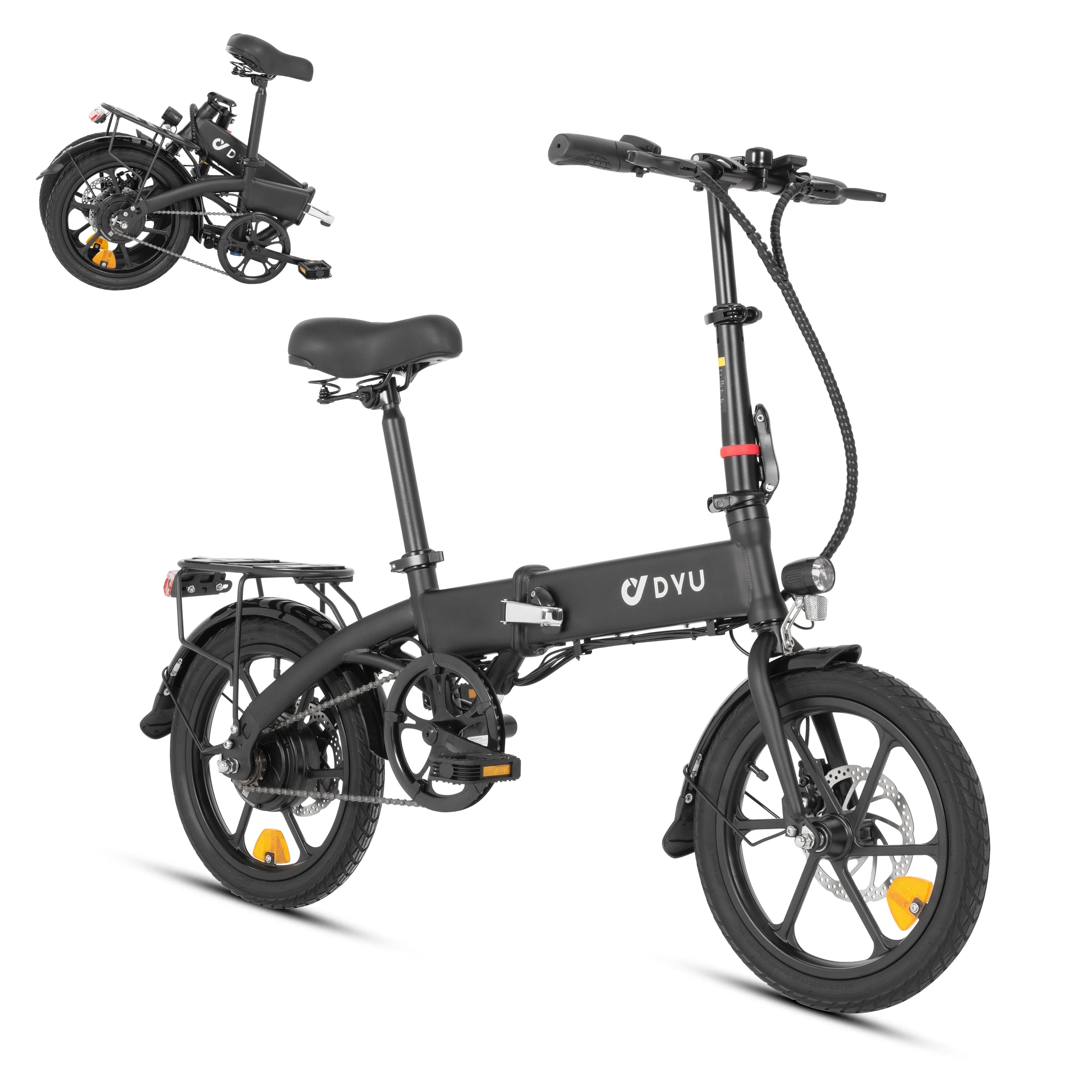 2023 USA UK EU in Stock 16Inch Electric Bike Lightweight Folding E Bike E Bicycle Foldable Ebike for Adults Electrical Bike