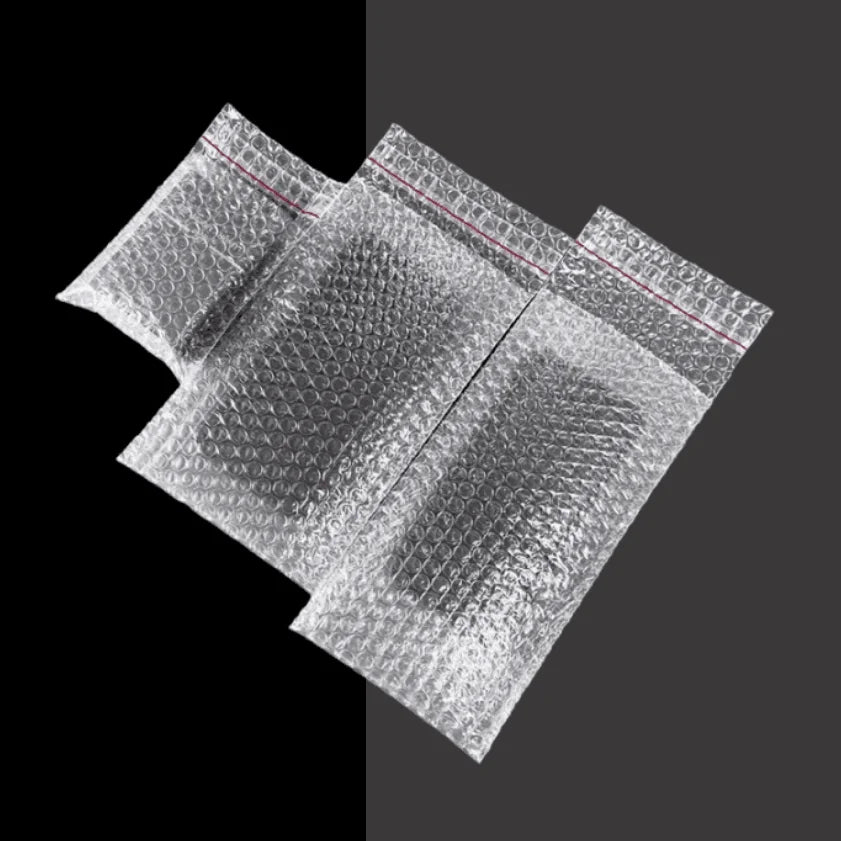 clear Bubble Plastic Bag Protective Packaging Transparent Poly Mailer Bag for Anti Shock Electronic Fragile Shipping