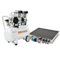 Pneumatic Fixture Vacuum Magnetic Table Chuck  and Vacuum Negative Pressure Pump Set for CNC Grinder Milling Machine Machining