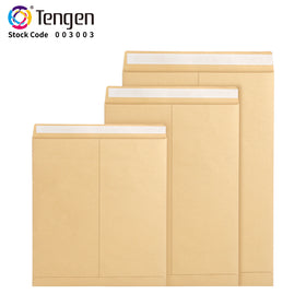 Resealable 6 X 9 Inch Kraft Mailers Bamboo Kraft Paper Card Self-Seal Sustainable Packaging (Padded Mailer Alternative)