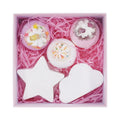 Hot Seller Gift Set Women Kid Natural Bubble Fizzies Spa Kit Private Label Luxury Organic Cloud Rainbow Bath Bomb