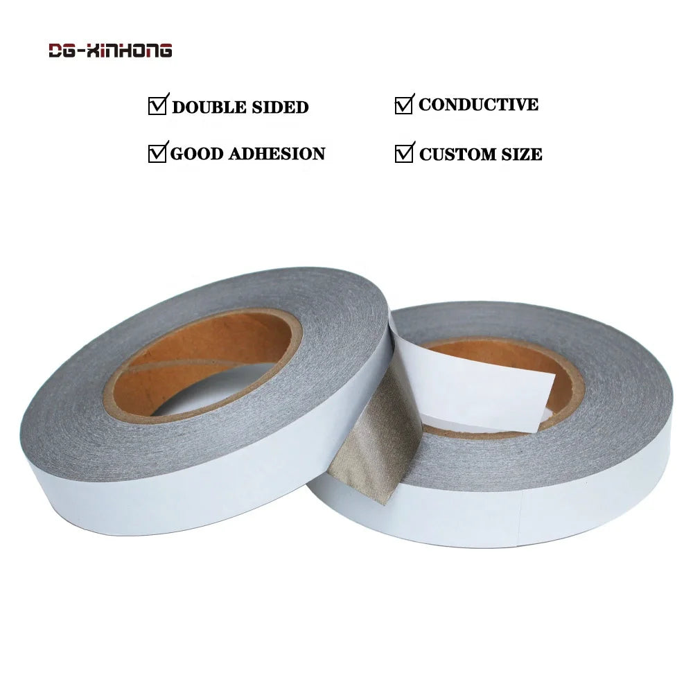 2- High Temperature Heat Resistant Electrical EMI Shielding Cotton Fabric Cloth Base Film Double Sided Conductive Adhesive Tape