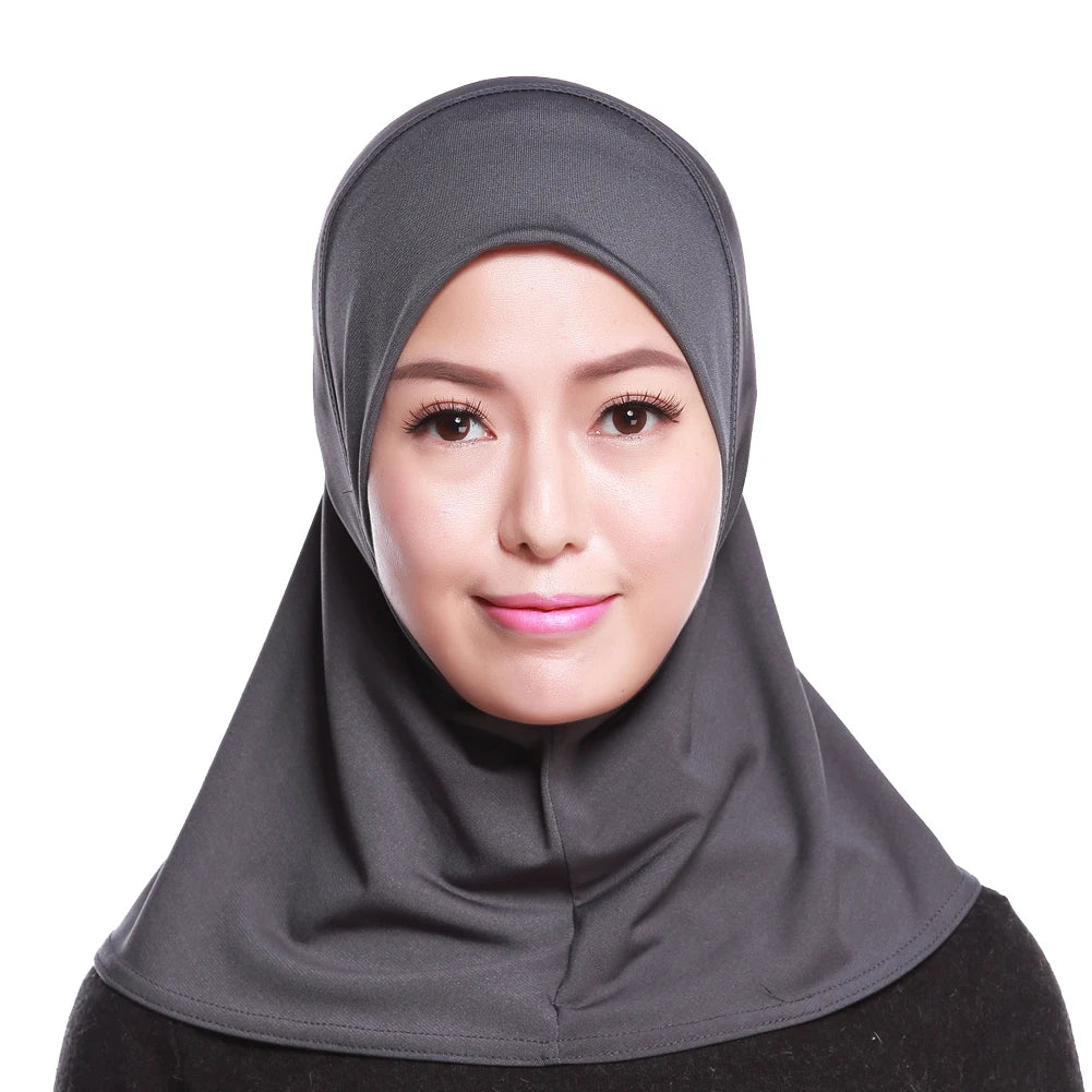 WanYi Hijab Factory Wholesale Soft Cotton Jersey Ninja Underscarf Muslim Hijab Inner Ninja Cap