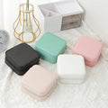 Wholesale Custom Small Leather Travel Jewlery Box Storage Box for Rings Earrings