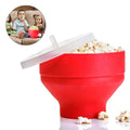 Collapsible Silicone Microwave Popcorn Popper Silicone Popcorn Bowl Home Microwaveable Pop Corn Maker Bowl