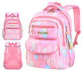 2022 New School Bag for Primary School Students From Grade One to Six Waterproof Weight Reduction Ridge Ultra Light Girls