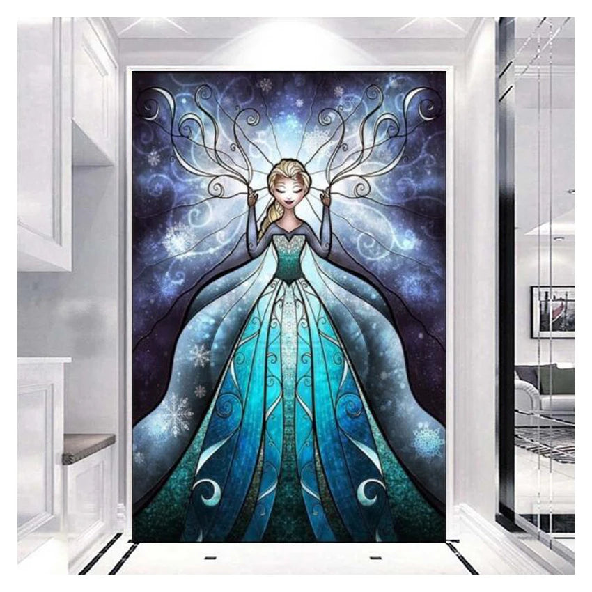 DIY Full Square/Round Diamond Painting Custom Portrait Abstract Canvas Painting Home Decor Embroidery Accessory Kits Craft Art