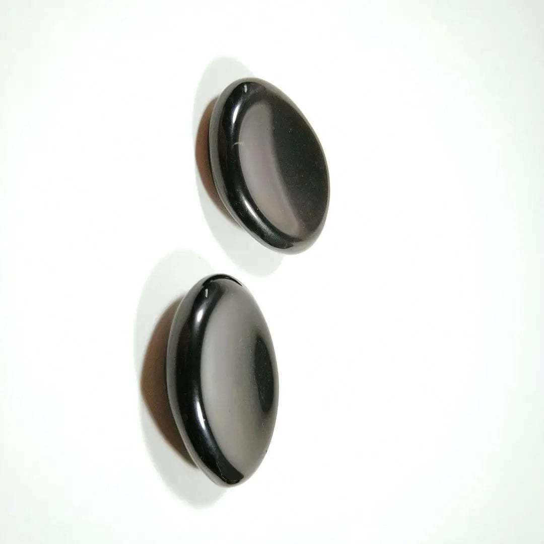 DIY Wholesale palm stone manufacturer Black obsidian palm stone with flash