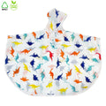 Ovida Carton logo Printing Raincoat Custom Children Kids Poncho Color Changing Raincoat