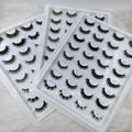 Luxury 3d 5d  Mink Lashes Custom Eyelash Packaging 16Pairs Lashbook 25mm Faux Vegan Lash Book Packaging With Your Logo