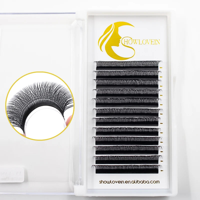 High Quality Y Eyelash Extension 0.05 0.07mm Volume Lash CD Curl Silk YY Lashes Extensions