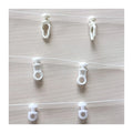 S Fold Curtain Track S-fold Drape Rod S-wave s Wave Drapery Runner Hardware Accessories Tape Master Carrier 60 mm Ripple Fold