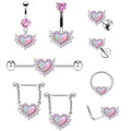Gaby 30105 Surgical Steel Piercing Septum Nipple Piercing Belly Button Ring for Women Stainless Steel Wholesale Piercing Jewelry