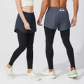 Custom Reflective 2 in 1 Mens Running Leggings Sports Jogger Basketball Training Workout Pickleball Gym Yoga Leggings for Women