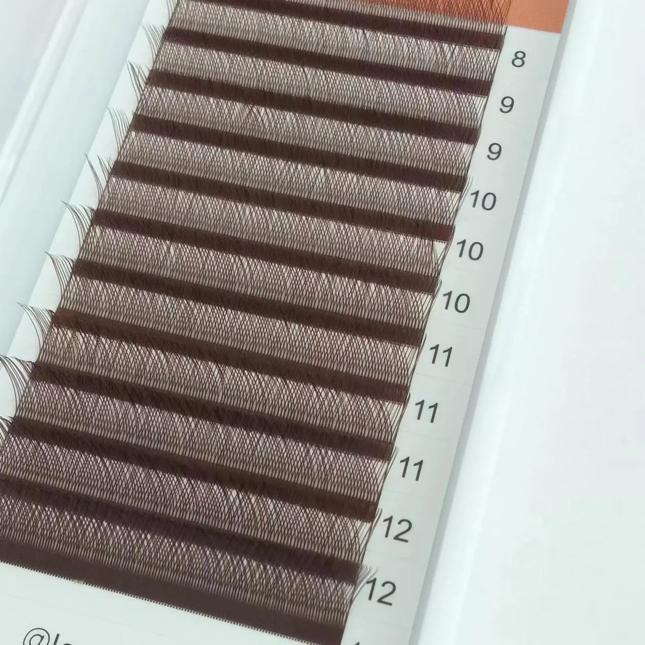 Brown YY 2D Eyelash Extension Cilios YY 0.07mm Easy Fanning Volume False Eyelashes Extensions