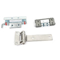 Heavy Duty Zinc Plated Black Concealed Lock Cabinet Kitchen Iron Hydraulic Hinges with Bag Smooth for Doors