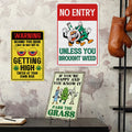 Putuo Decor Funny Vintage Metal Tin Sign for Bar Man Cave Decoration Metal Plate Sign