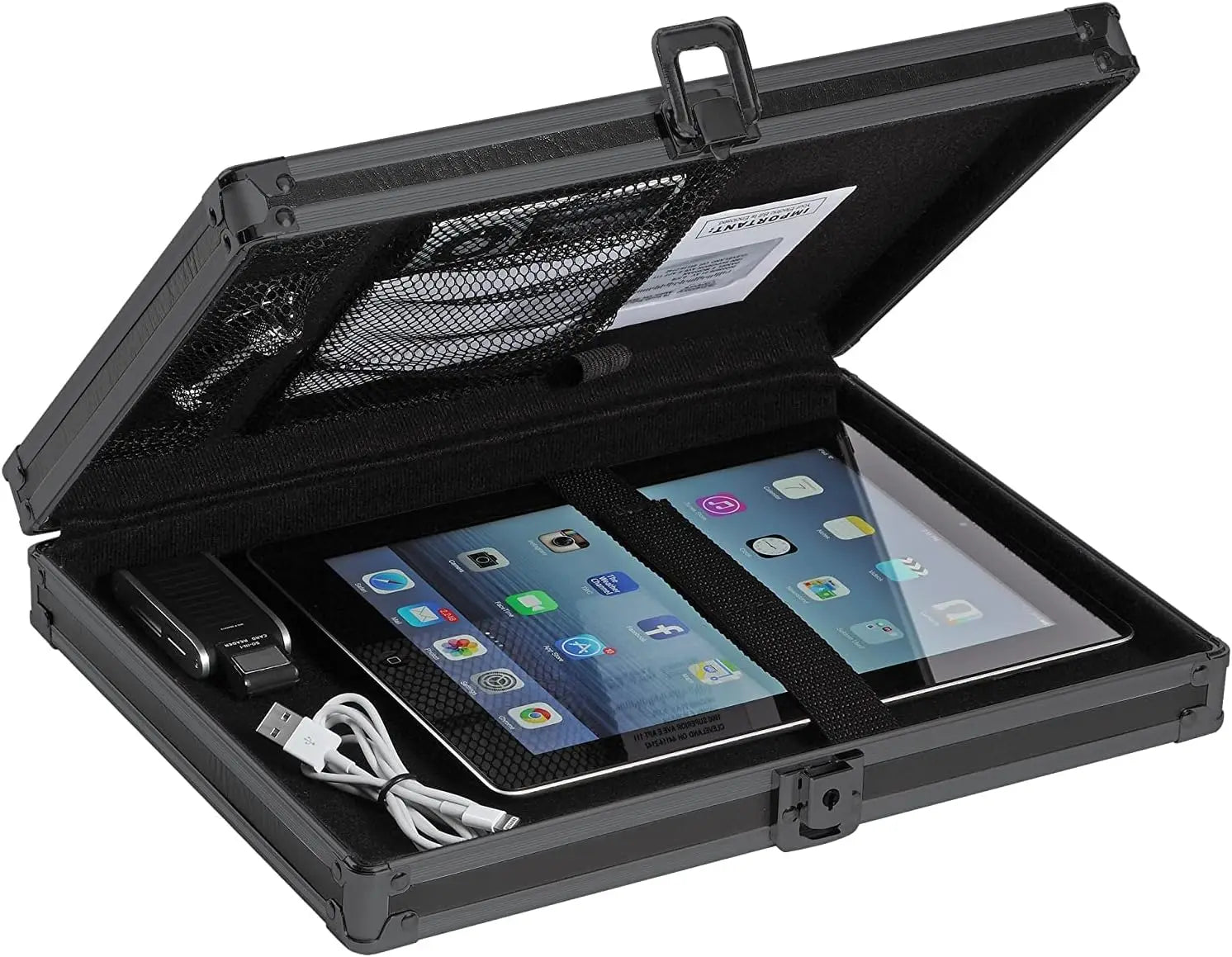 Heavy Duty Metal Clipboard with Locking Storage - Secure Clip Board Case