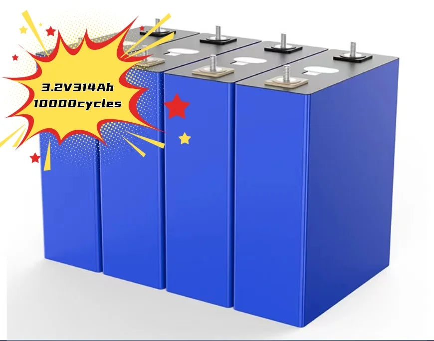EV 314Ah Lifepo4 Grade a LF280K 10000 Cycles Cell 314AH Lifepo4 Battery Cells 3.2V Lithium Ion Phosphate Batteries