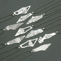 Antique Silver Palestine Map Pendant Necklaces Palestine Map Ball Chain Pendant Necklace