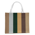 Wholesale Large Custom Printed Cotton Canvas Tote Bags Sublimation Grocery Bags Letter Pattern with Handles