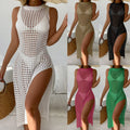 New Trends Summer Bikini Beach Tunic 2025 Lightweight Sun Protection Sheer Crochet Swim Cover up Dress Women
