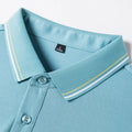 Manufacturer Hot Selling Custom 3D Logo Solid Jersey Formal Men's Work Shirts 100% Cotton Breathable Short Sleeve 220g MegaBDM