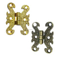 Stock Supply Box Accessories 40 X 30 mm Flower Shaped Metal Box Butt Hinge