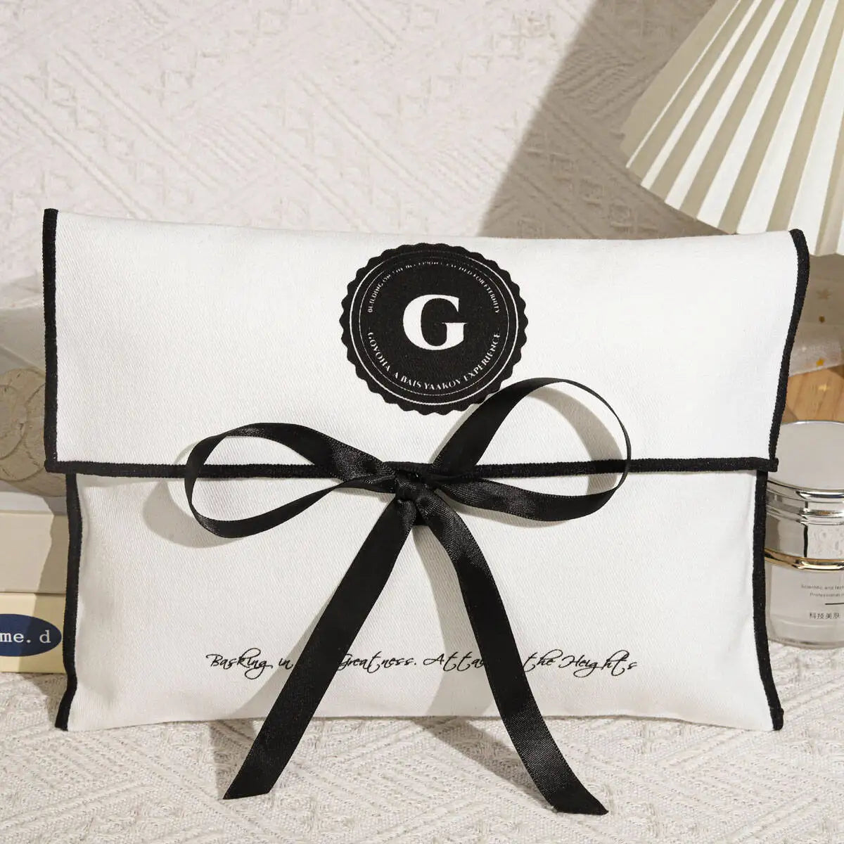 Wholesale Custom Digital Printing Eco Cotton Canvas Bag Recyclable Beige Organic Gift Cotton Jewelry Envelope Bag