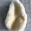 Sample Support Factory Price Warm Color White Sheepskin Bicycle Seat Cover