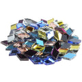 Rhombus Modern Mosaic Mirror Glass DIY Handmade Inlaid Creative Art Decoration Tile for Room
