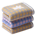 Best-selling Children's Towel Pure Cotton Children's Towel Jacquard Bear Towel Kindergarten Plaid Face Handkerchief