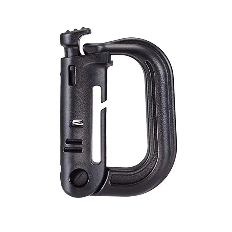 Strong Lightweight Fast Latch System Tactical D-Ring Grimlock Carabiners for Molle Gear Outdoor Vest Patrol Ready Bags