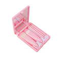 Gmagic 2024 5Pcs Plastic Handle Foundation Eyeshadow Brush Makeup Powder Sculpting Brushes Beauty Tools Cosmetic Brushes Kit