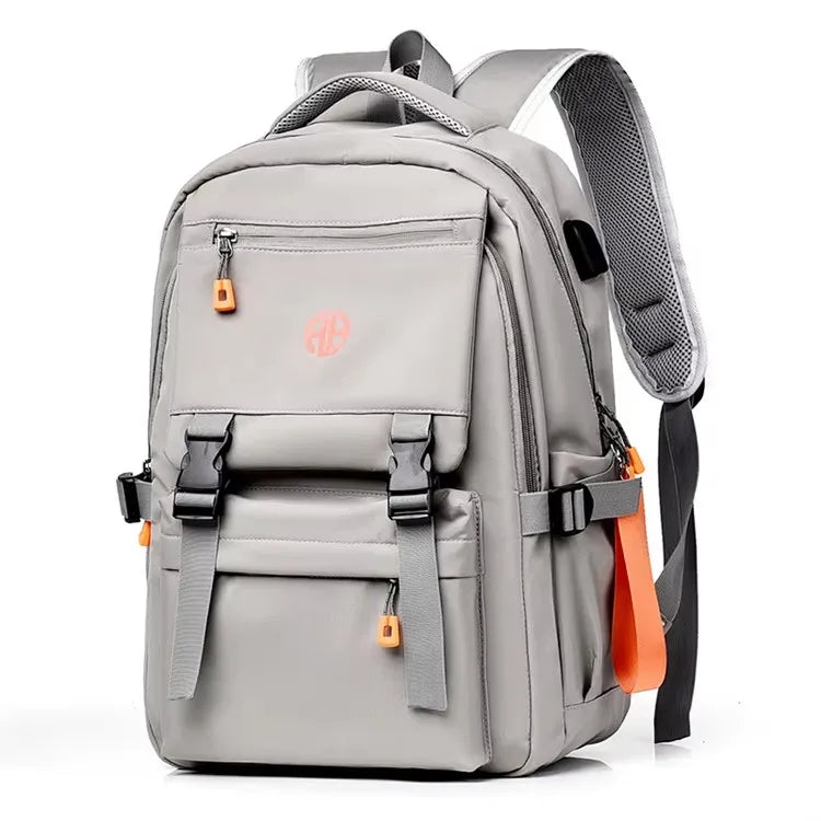 Wholesale Unisex Vintage Canvas Backpack Korean Style Anti-Thief Smart Design USB Zipper Waterproof for School Use Customizable