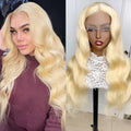 Glueless Full HD Lace Human Hair Wigs Honey Blonde Lace Wigs Human Hair 613 Body Wave Full Lace Braided Wigs