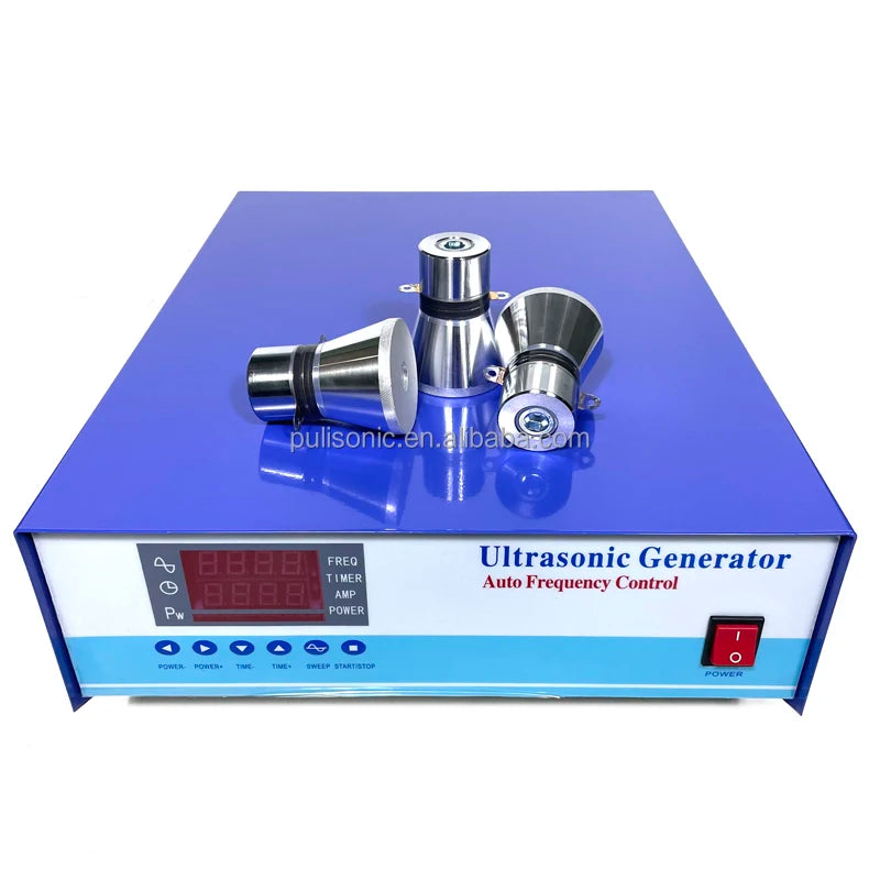 Multi Frequency Ultrasonic Waveform Generator Ultrasonic Generator for Engine Block 38l Industrial Ultrasonic Cleaner