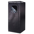 Custom Modern Luxury Acrylic Wet Steam Home Sauna Tent for Spa 1 Person Folding Full Body Indoor Portable with Transom Windows