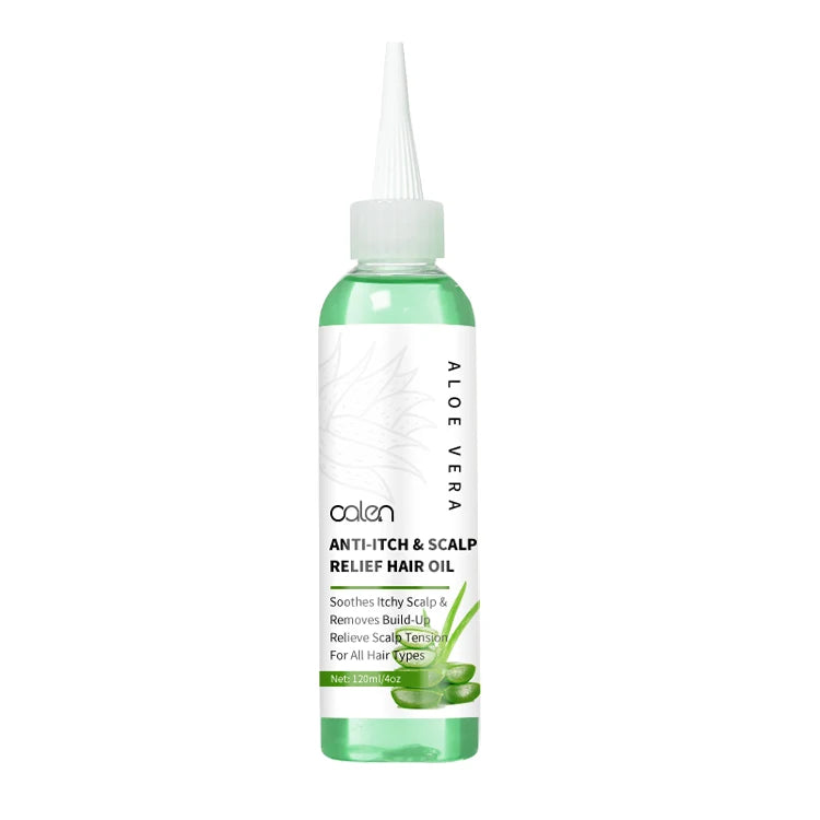 Dry Flaky Scalp Treatment Aloe Vera Anti Itchy Remove Build up Promote Hair Growth Scalp Oil Private Label