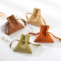 Microfiber Drawstring Earring Jewelry Packaging Candy Series Headphone Glass Watch Bracelet Microfiber Jewelry Pouch