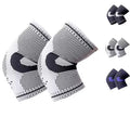 Customized LOGO Volleyball Soft Compression Elbow Sleeve Knitting Sports Elbow Brace Support