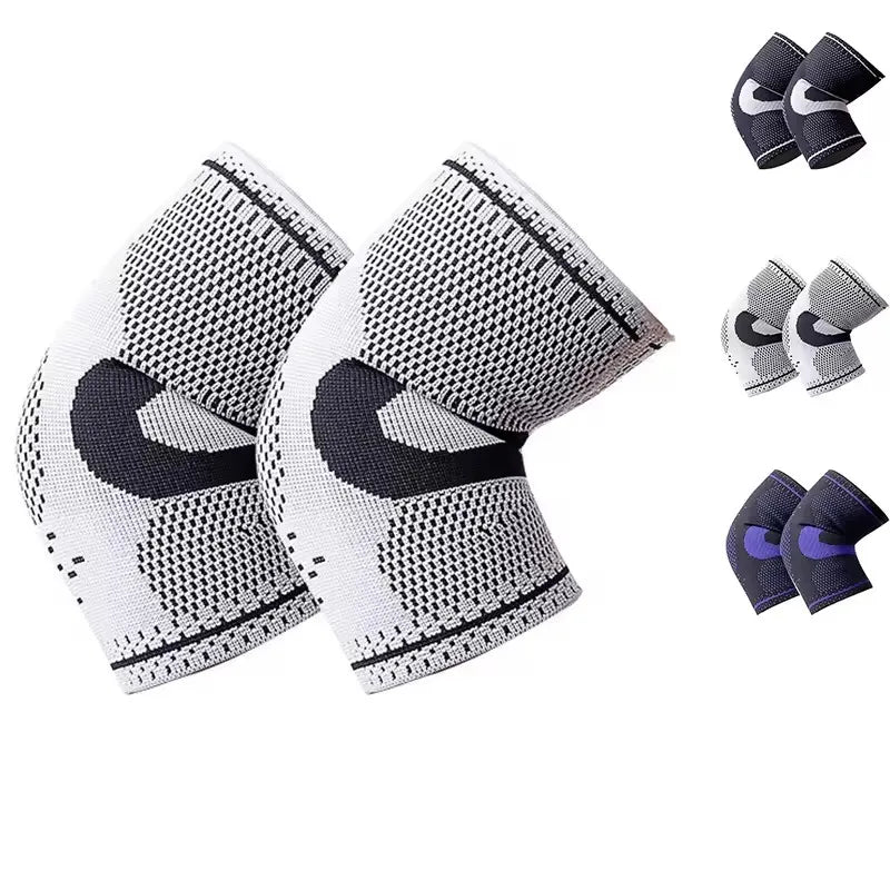Customized LOGO Volleyball Soft Compression Elbow Sleeve Knitting Sports Elbow Brace Support