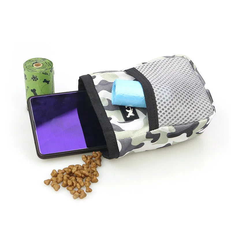 Outdoor Portable Waist Bag for Pet Dog Feeding Outdoor Walking Training Pet Dog Food Snack Storage Bag