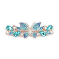 Hot Trend Crystal butterfly Spring Clip with Diamond Hair Ornament Rhinestone Headdress Exquisite Hair Clips for Women and Girls